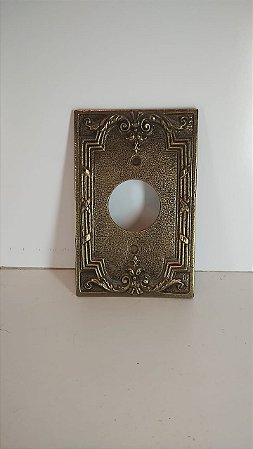 Espelho de Tomada em Bronze