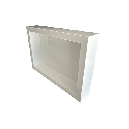 Nicho de Sobrepor Parede Multiuso 28x40cm Metasul - Branco