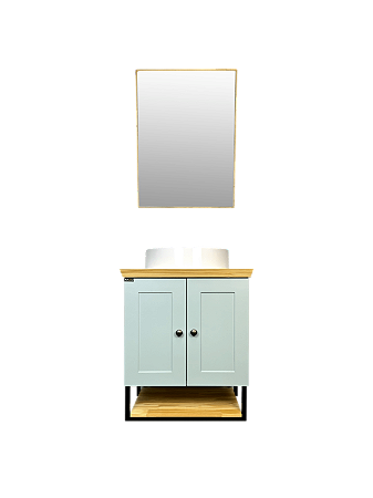 Conjunto para Banheiro Nordic 60cm Completo - Aqcua