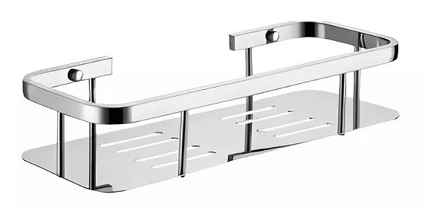 Porta Shampoo Cantoneira Reto Inox 304 B2308 Liga