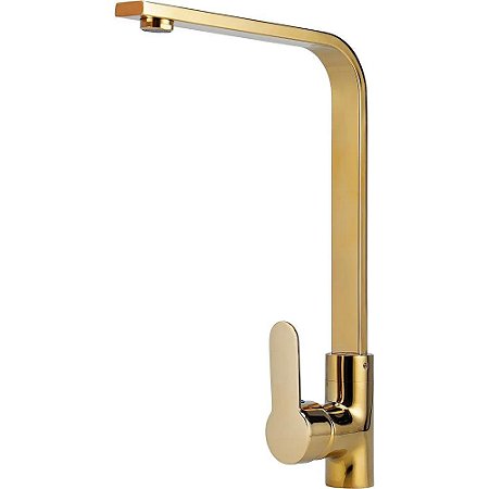 Torneira Monocomando Cozinha Alta Gold F1053g - Dourado