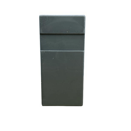 Juncao Emenda 7cm para Rodapé Real Pvc - Cinza