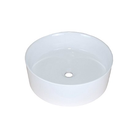 Cuba Bicolore Redonda 35cm Mazzu - Branco/Branco