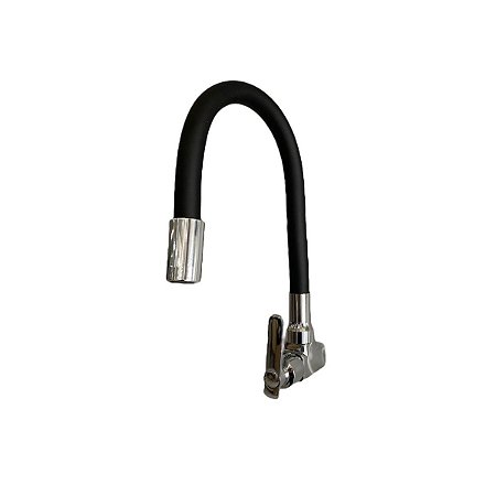 Torneira Gourmet Cozinha Metal Parede Silicone Flex F1605