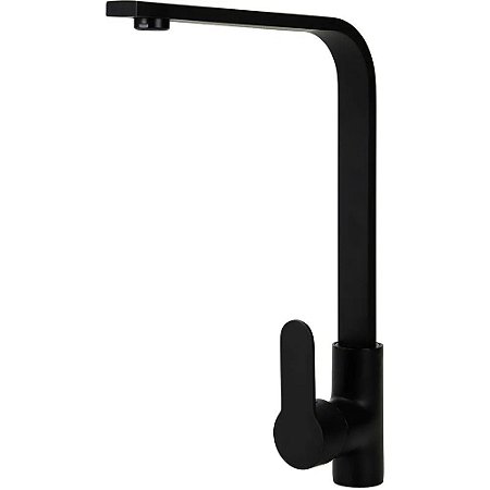 Torneira Monocomando Cozinha Alta Black F1053b - Preto