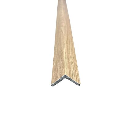Cantoneira de Parede Poliestireno 2,5cm Carvalho Barra 1 Metro