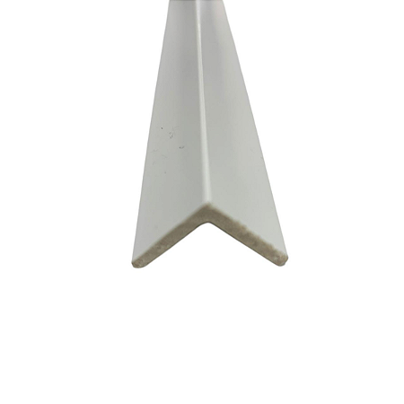 Cantoneira de Parede Poliestireno 2,5cm Branco Barra 1 Metro