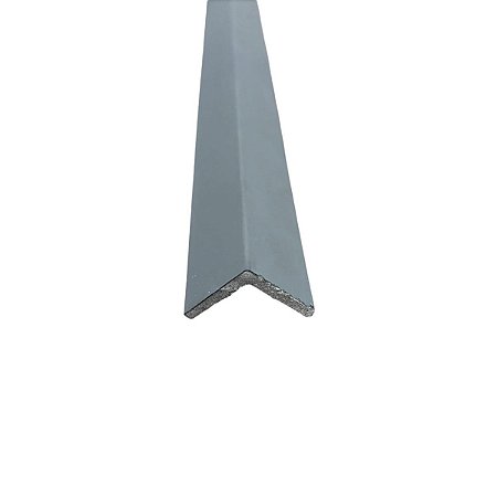 Cantoneira de Parede Poliestireno 2,5cm Cinza Barra 1 Metro