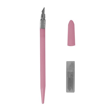 Estilete de Precisão Cabo de Plástico 12 Lâminas