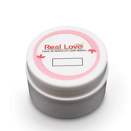 ￼Pote vazio de gel para unha 15 ml Refil - Real Love