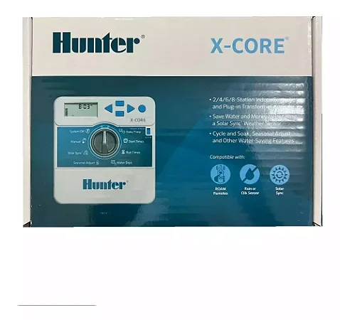Controlador Hunter X-core 8 Estações - Irrigação