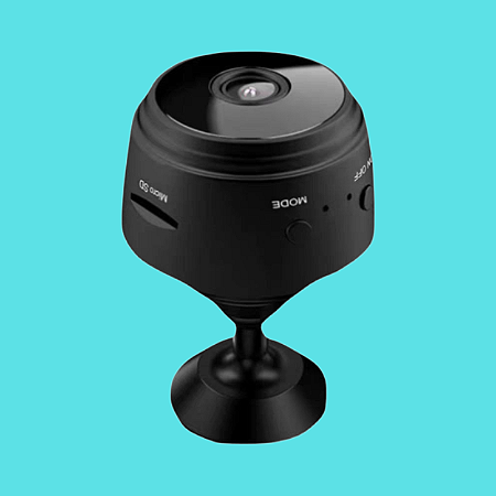 Mini Câmera com Wi-Fi, Gravador de Vídeo HD, Alta Definição, Wi-Fi, HD, 1080P, E