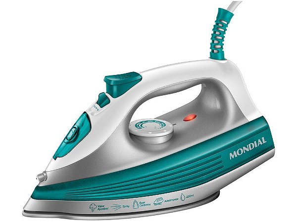 Ferro de Passar Roupa a Vapor Mondial - 220V