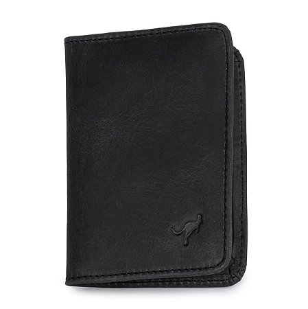 Carteira Porta Cartão/cnh/cédulas Couro Legítimo Natural Ello Griff