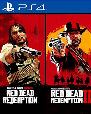 Bundle Red Dead Redemption e Red Dead Redemption 2 PS4 Mídia Digital