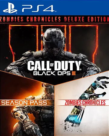 Call of Duty Black Ops 3 Zombies Chronicles PS4 Mídia Digital