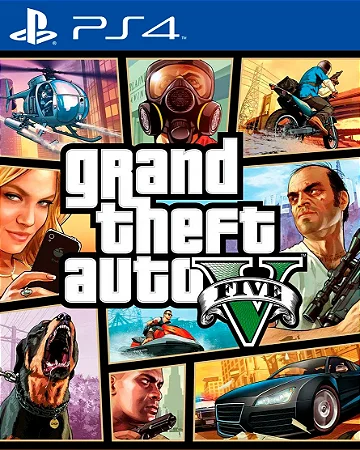 GTA 5 Grand Theft Auto V PS4 Mídia Digital