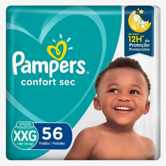 Fraldas Pampers Confort Sec