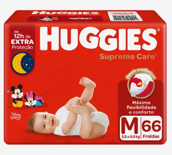 Fraldas Huggies Supreme Care