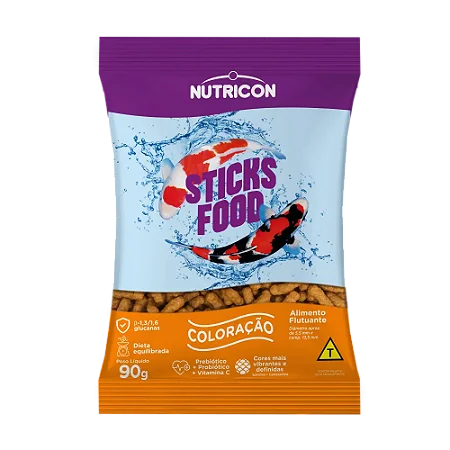 Sticks Food Coloração 90g Nutricon