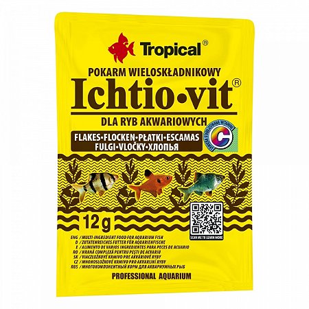 Sachê Ichtio Vit Flakes 12g Tropical
