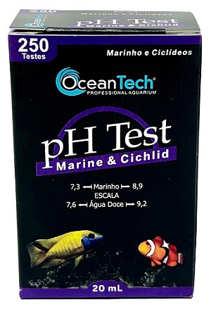 Teste PH Alcalino e marinho Oceantech