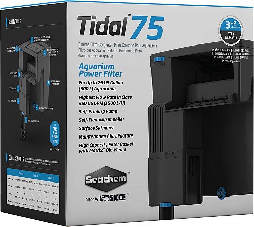 Filtro Tidal 75 Seachem - 220v