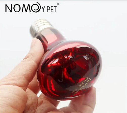 Lâmpada de aquecimento para répteis infrared 50w Nomoypet