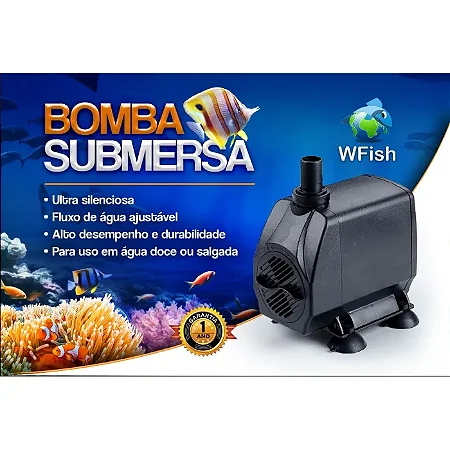 Bomba Submersa 3000 L/h Wfish