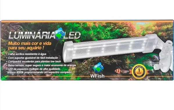 Luminária 30cm LED Wfish 8W