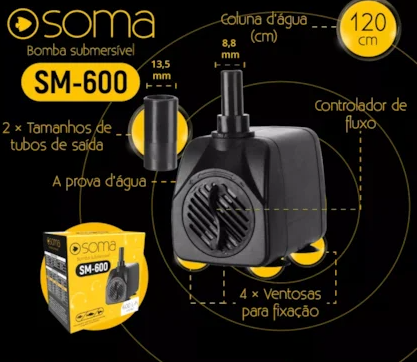 Bomba Submersa SM600 Soma