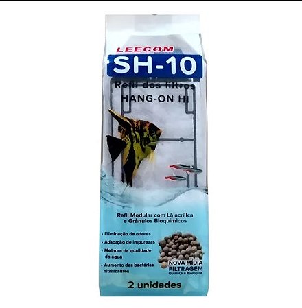 Refil filtro Leecom Hang On HI