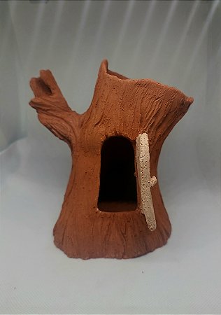 Casa Pooh - enfeite de cerâmica