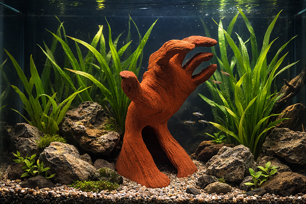 A Mão - enfeite de cerâmica