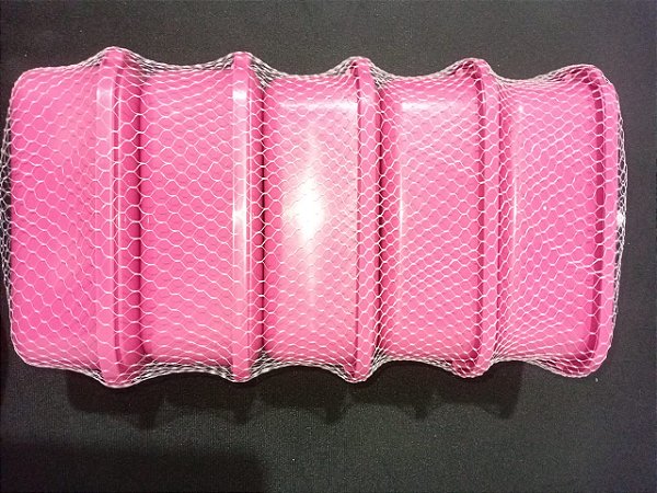 Kit de Potes Plásticos Organizadores Rosa – Resistentes, Leves e Multiuso