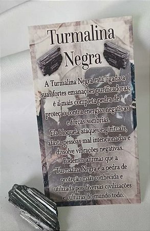 Pedra da Sorte = Turmalina Negra