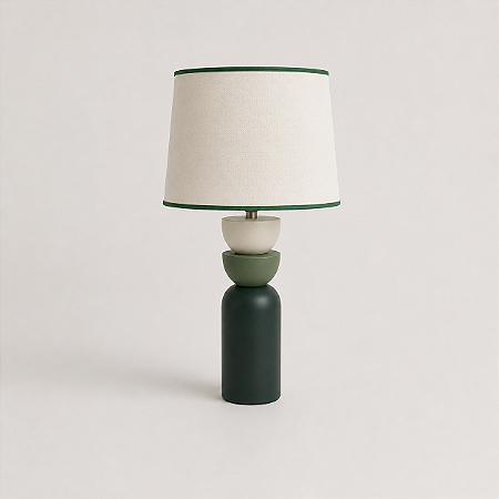 Abajur coqueiro verde