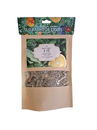 BANHO DE ERVAS FOCO, FORÇA E FÉ