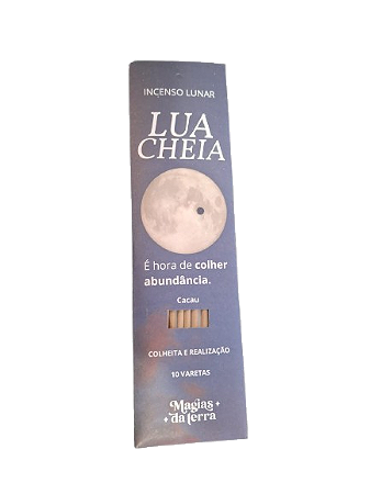INCENSO MAGIAS DA TERRA DA LUA CHEIA