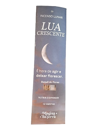INCENSO MAGIAS DA TERRA DA LUA CRESCENTE