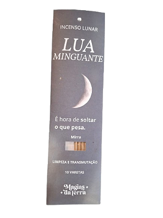 INCENSO MAGIAS DA TERRA DA LUA MINGUANTE