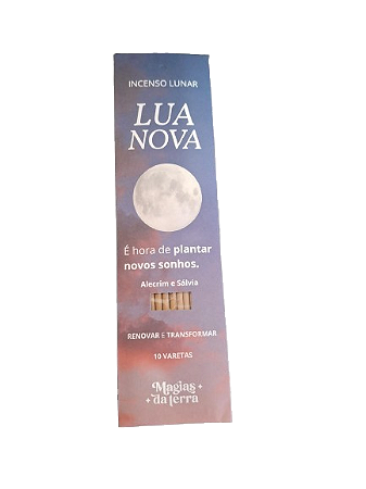 INCENSO MAGIAS DA TERRA DA LUA NOVA
