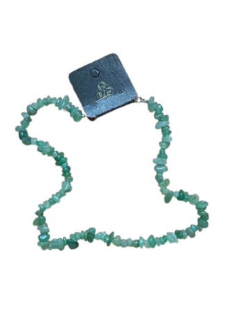 COLAR DE QUARTZO VERDE