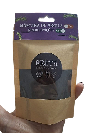 Argila Preta em Pó SkinCare Iluminadora - 100g