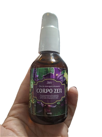 Óleo Corporal Massagem Relaxante Hidratante Óleos Essenciais 100ml