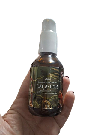 Óleo de Massagem Natural CaçaDor Para Alivio Dores 100ml