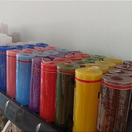 Vela 7 dias 250g Colorida (1 cor)