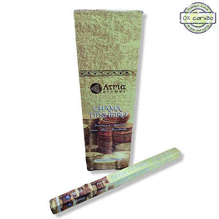 Incenso Chama Dinheiro Atria 8 varetas