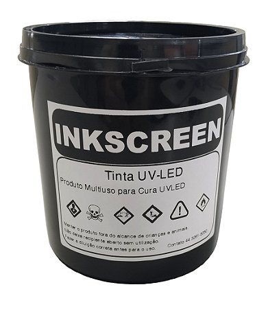 Tinta UV LED Multiuso 1 KG - Preto