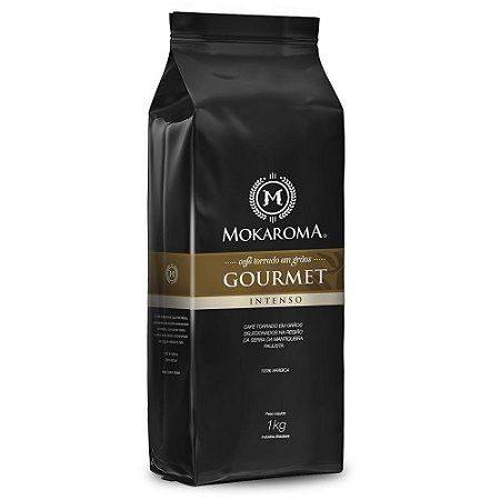 Café Torrado em Grãos Gourmet 1 kg - Mokaroma